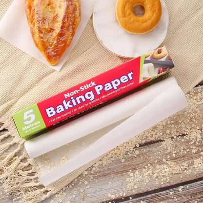 Non-Stick Parchment Paper – Easy Cleanup for Baking & Cooking (5 Mtr)