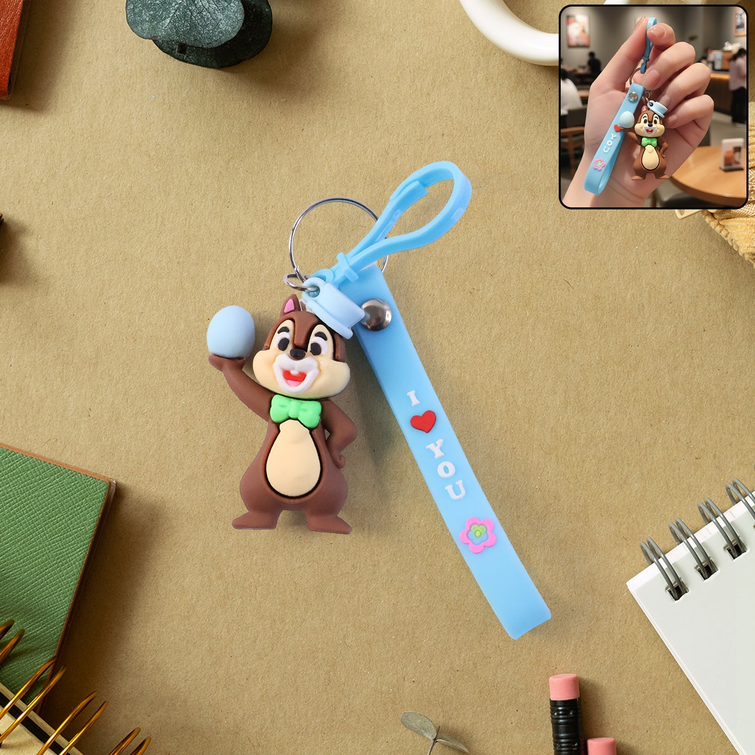 Keychain with Strap