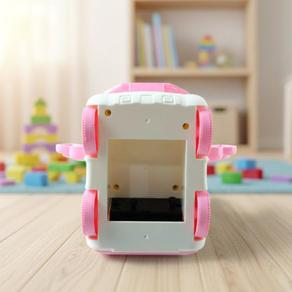 Adorable Angel Cat Car Design Kids Alarm Clock (1 Pc)
