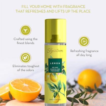 Signature Lemon Room & Car Freshener Spray 250 ML