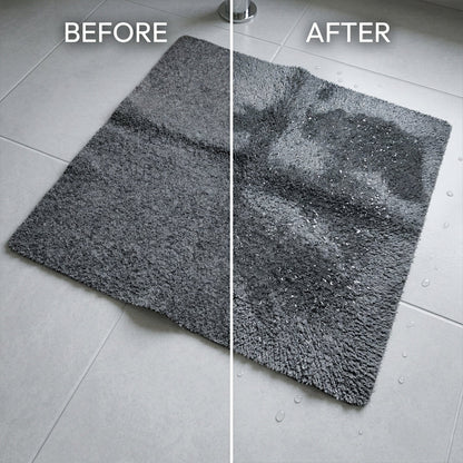 Ultra Soft Anti Slip Bathroom Floor Mat (1 Pc, 100x99 Cm)