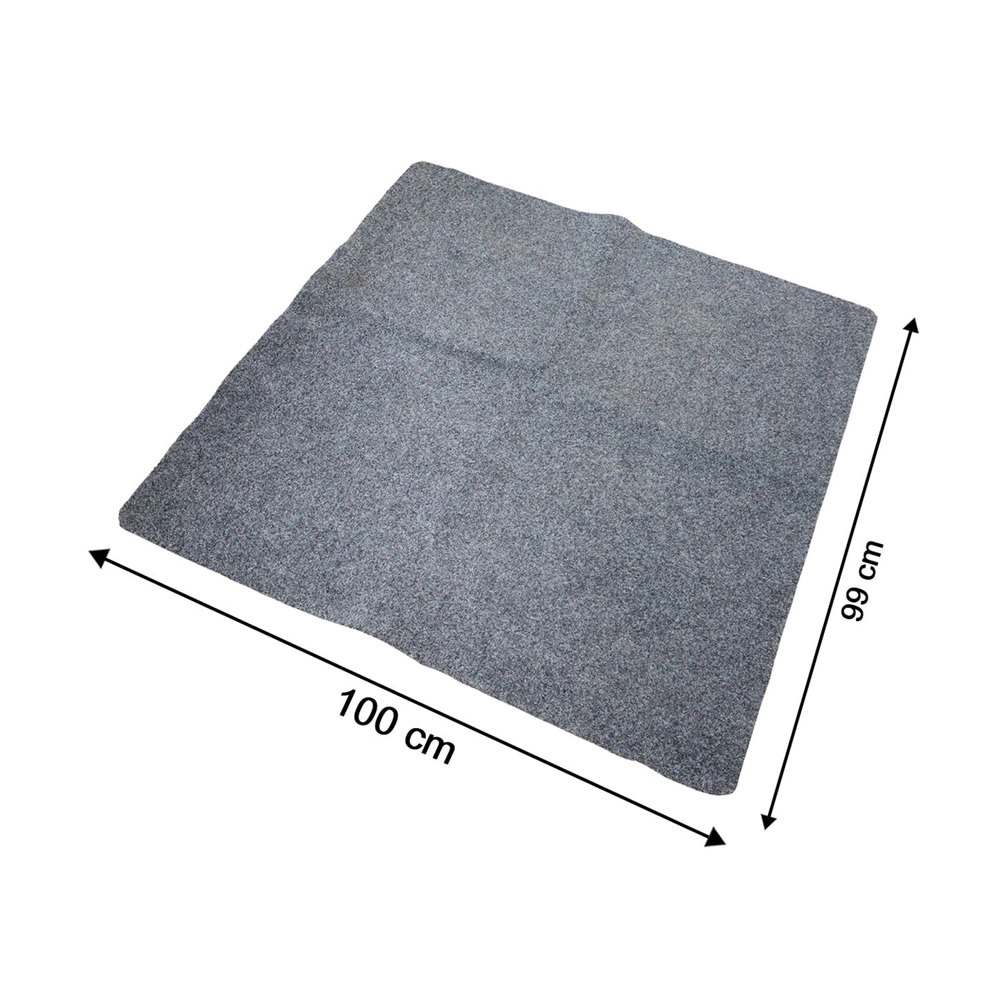 Ultra Soft Anti Slip Bathroom Floor Mat (1 Pc, 100x99 Cm)